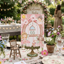 Fée Jardin Rose Fête d'anniversaire Enfants de la