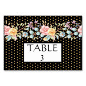 Numéro De Table Festif Night Blooms (Dos)