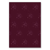 Numéro De Table Fête des mariées Rose et diamant (Dos)