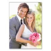 Numéro De Table Feuillage vert et or, table principale, (Dos)