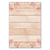 Numéro De Table Feuille de papier (Dos)