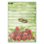 Numéro De Table Feuille de papier (Dos)