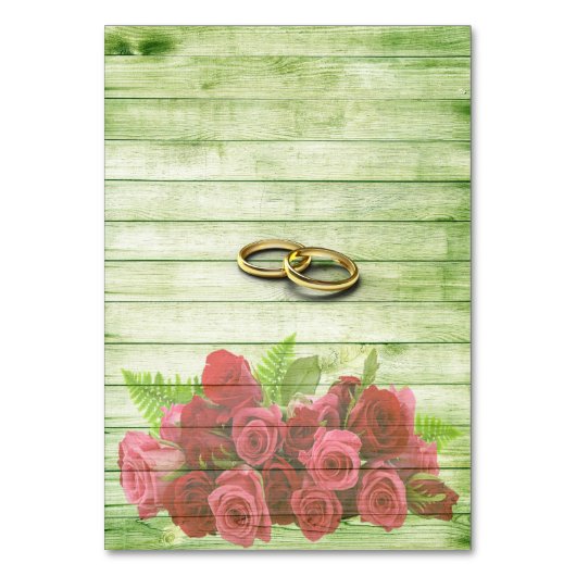 Numéro De Table Feuille de papier (Dos)