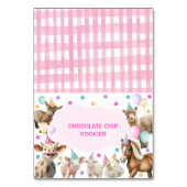 Numéro De Table Fille Animaux de ferme Ballons Anniversaire Étique (Par défaut)