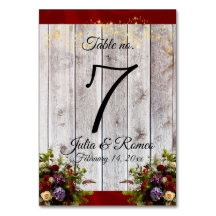 Fleur sauvage, ruban et lumières - Rouge