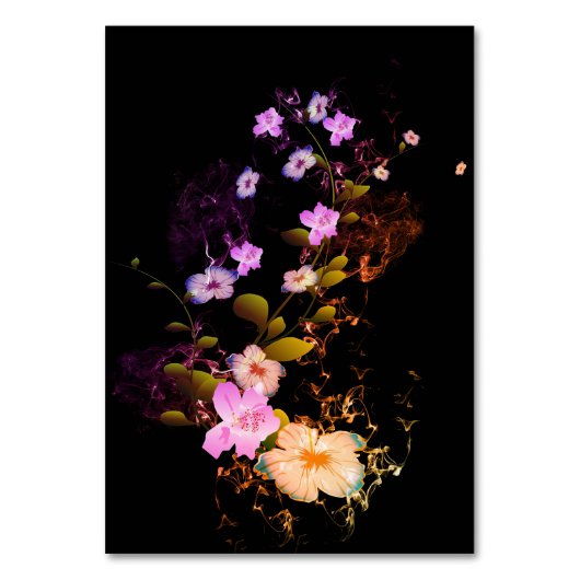 Numéro De Table Fleurs avec feux (Par défaut)