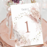 Numéro De Table fleurs de boho d'aquarelle Tableau Numéro 1<br><div class="desc">tableau numéro 1</div>