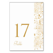 Numéro De Table Fleurs Dorées (Par défaut)