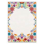 Numéro De Table Fleurs Nuestra Boda mexicaines Mariage botanique (Dos)