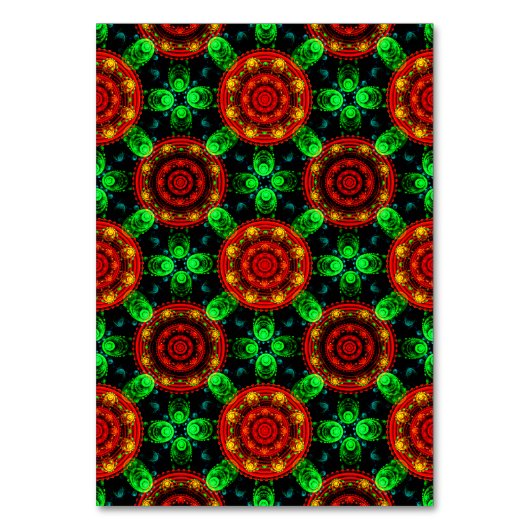 Numéro De Table Floral Modern Boho Elegant Abstract Pattern #504 (Par défaut)