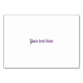 Numéro De Table Floral rose violet (Dos)