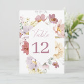 Numéro de table florale (Debout devant)