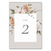 Numéro De Table Flore sauvage (Par défaut)