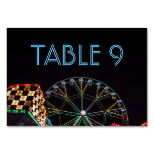Numéro De Table Foire de nuit
