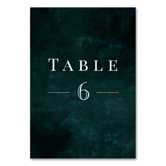 Numéro De Table Foliage Wreath avec verdure rustique (Par défaut)