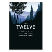 Forêt de bois bleu, Mariage rustique