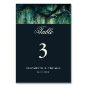 Numéro De Table Forêt enchantée Jardin magique Mariage élégant (Par défaut)
