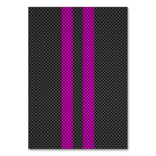 Numéro De Table Frappes de course rose Fuchsia en fibre de carbone (Par défaut)