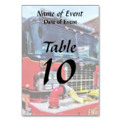 Numéro De Table Front de camion (Dos)