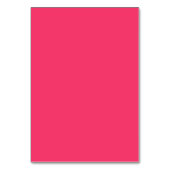 Numéro De Table Fun Vibrant Violet Fuchsia Floral (Dos)