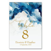 Numéro De Table Gala AZURE Marble Dreams (Par défaut)
