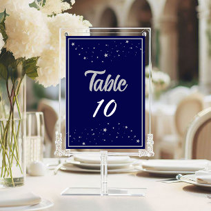 Numéro De Table Gala de bienfaisance de l'entreprise Événement élé