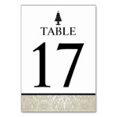 Numéro De Table Gâteau mariage (Dos)