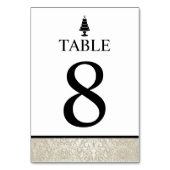 Numéro De Table Gâteau mariage (Dos)