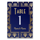 Numéro De Table Gatsby Tableau Numéro 1920 Roaring 20s Mariage (Par défaut)