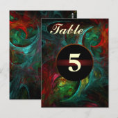 Numéro de table Genesis Carte postale (Devant / Derrière)