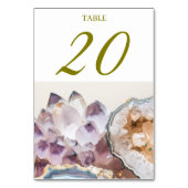 Numéro De Table Geode Crystal Wedding Table Cards (Par défaut)