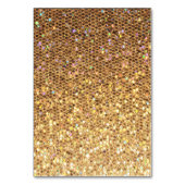 Numéro De Table Glam Or mariage Place Card (Dos)