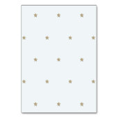 Numéro De Table Gold Star & Blue Cloud (Dos)