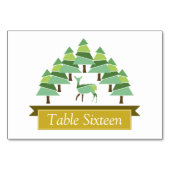 Numéro De Table Golden Deer Forest Numéro du tableau (Dos)