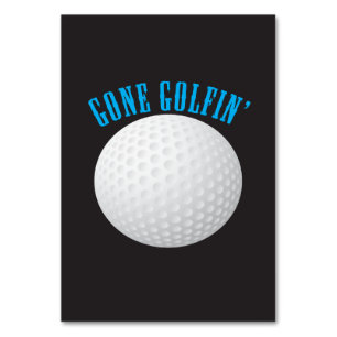 Numéro De Table Gone Golfing