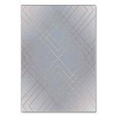 Numéro De Table Graisses d'or gris géométrique par Mariage Numéros (Dos)