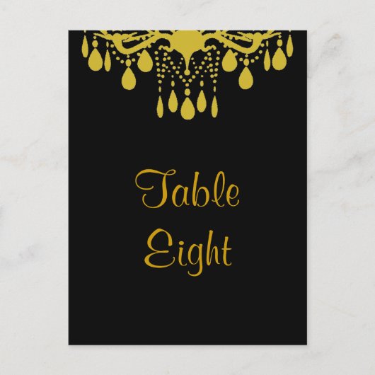 Numéro de table Grand Ballroom (Devant)