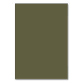 Numéro De Table Gras Olive Fall Retro Custom Wedding Place Card (Dos)