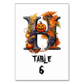 Numéro de table Halloween (Par défaut)