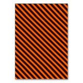 Numéro De Table Halloween Magic Bee Witch Orange et Black Stripes (Dos)