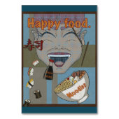 Numéro De Table Happy food (Dos)