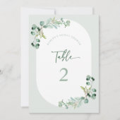 Numéro de table HARLYN Carte de Fête des mariées E (Devant)