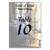 Numéro De Table Harpe dans la salle de musique (Par défaut)
