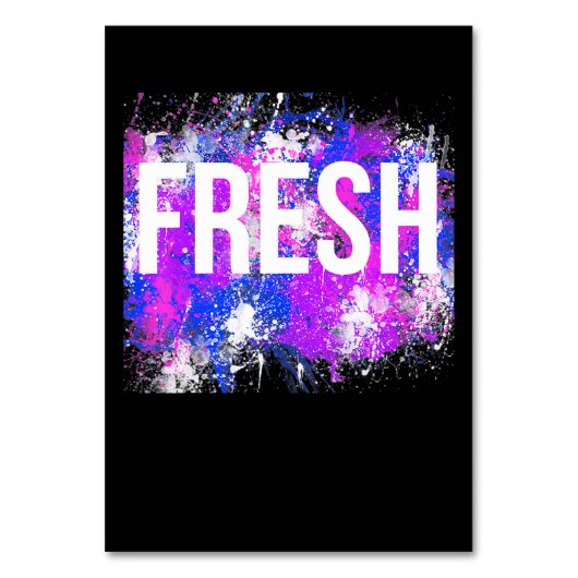 Numéro De Table Hip hop Fresh Old School Rap Urban Slang (Par défaut)