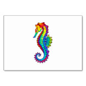 Numéro De Table Hippocampe polygonal arc-en-ciel (Devant)