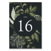 Numéro De Table Hiver Meadow | Botanique verte (Par défaut)