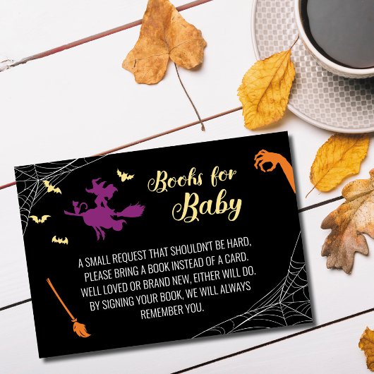 Numéro De Table Hocus Pocus Baby showers Livres pour Baby Card