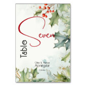 Numéro De Table Holly d'hiver et Berries (Par défaut)