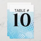 Numéro de table ICE HOCKEY Cartes de sécurité (Devant / Derrière)