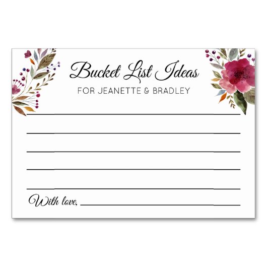 Numéro De Table Idées de liste de regroupement Automne Automne Car (Devant)